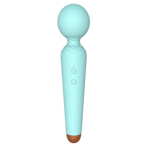 Вібро-мікрофон блакитний Rechargeable Power Wand USB 10 Functions