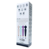 Вібро-мікрофон блакитний Rechargeable Power Wand USB 10 Functions