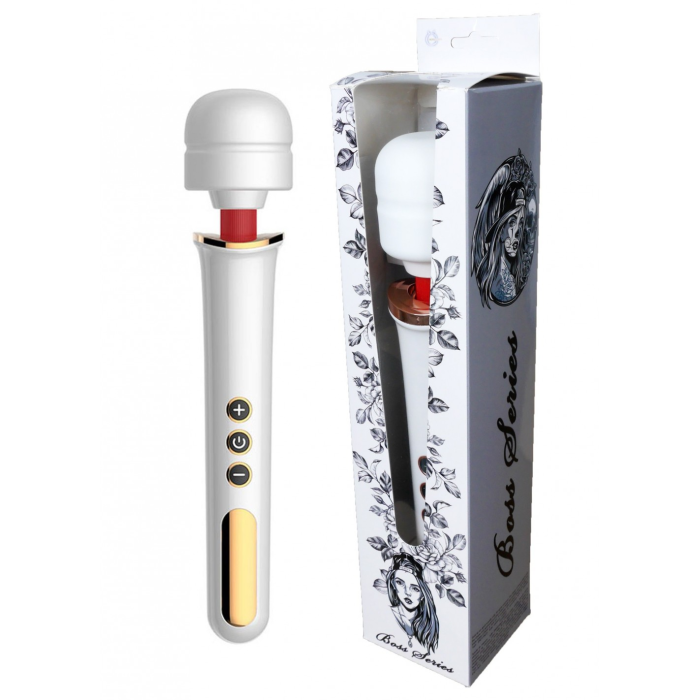 Вібратор-мікрофон білий Massager Super Powerful 10 Function