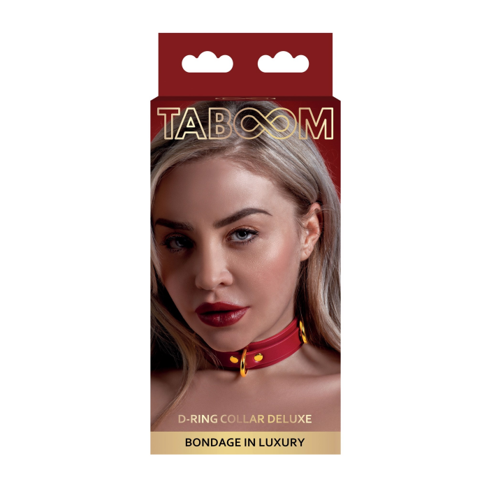 Нашийник з фіксаторами Taboom, червоний