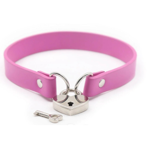 Нашийник DS Fetish Locking collar rose