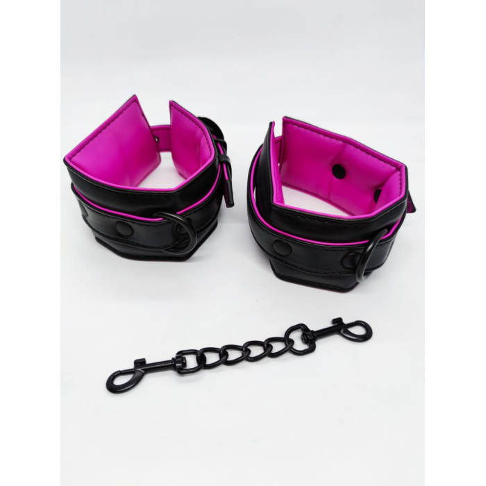 Наручинки та кайдани DS Fetish Kit of handcuffs and ankles