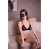 Маска кажана Candy Hero LA7, екошкіра, чорна