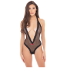 Боді SAY MY NAME PLUNGE TEDDY BLACK, S/M