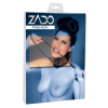 Повідець на ланцюгу зі шкіряною петлею Zado FASHION, чорний