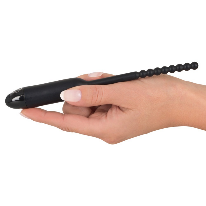 Стимулятор уретри з вібрацією You2Toys Pearl Dilator рельєфний, чорний