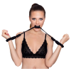 Наручники з бондажної мотузки Bad Kitty Handcuffs 1, чорний