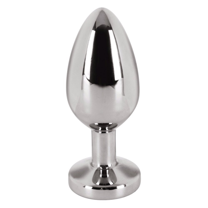 Анальна пробка з каменем You2Toys Jewel Buttplug, срібляста, Small