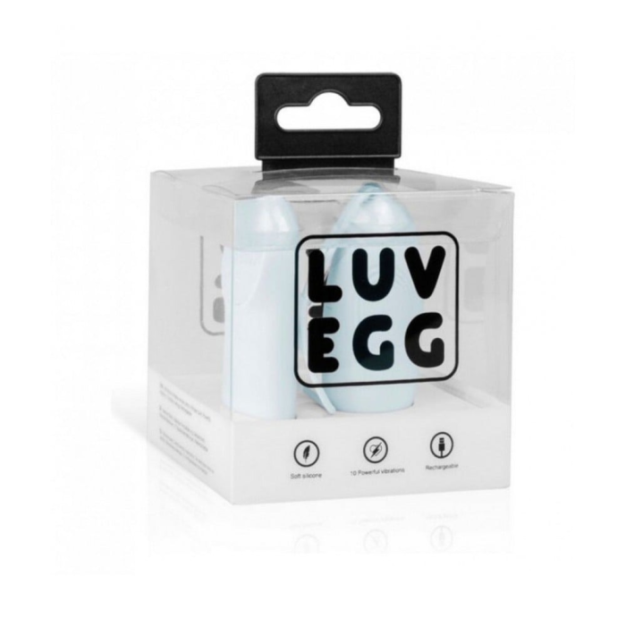 Віброяйце з пультом LUV EGG блакитне