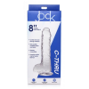 Фалоімітатор реалістичний на присосці Jock C-Thru прозорий, 21 см