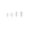 Набір скляних анальних розширювачів b-Vibe ANAL DILATORS SET