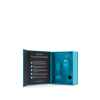 Анальна пробка з вібрацією та каменем B-Vibe - Vibrating Jewel Plug S/M, синя