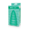Анальна пробка з вібрацією, рельєфна B-VIBE-TEXTURE PLUG TWIST, зелена