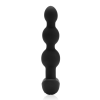 Анальні кульки з пультом, 2 мотори B-Vibe TRIPLET ANAL BEADS, чорні