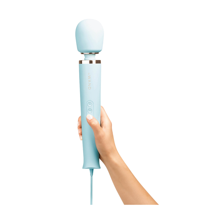 Вібратор мікрофон Le Wand POWERFUL PLUG-IN, ніжно-блакитний