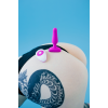 Анальна пробка з вібрацією b-Vibe Novice Plug Fuchsia, рожева