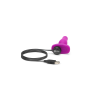 Анальна пробка з вібрацією b-Vibe Novice Plug Fuchsia, рожева