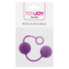 Вагінальні кульки Rock & Roll Balls фіолетові ToyJoy