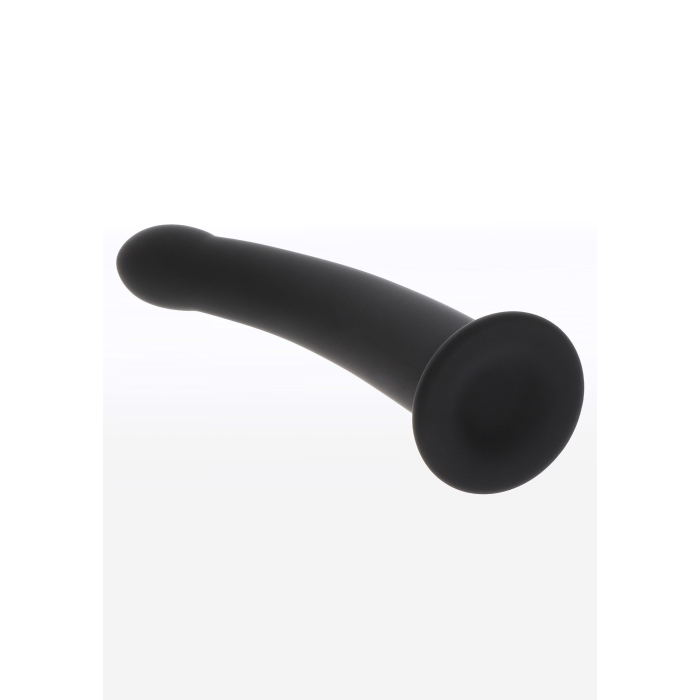 Фалоімітатор страпон Taboom Strap-On Dong Medium чорного кольору, 14 см х 3.3 см