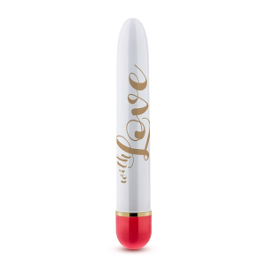 Вібратор Дамський пальчик Blush Love, біло-червоний, 14.5 х 2.5 см