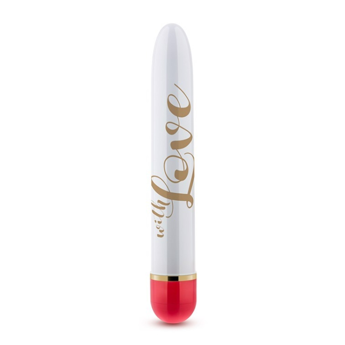 Вібратор Дамський пальчик Blush Love, біло-червоний, 14.5 х 2.5 см