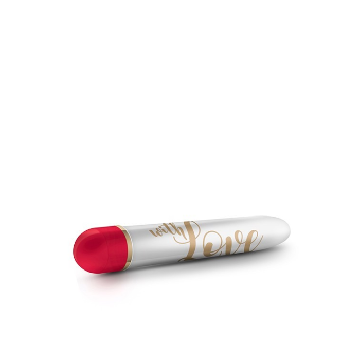 Вібратор Дамський пальчик Blush Love, біло-червоний, 14.5 х 2.5 см