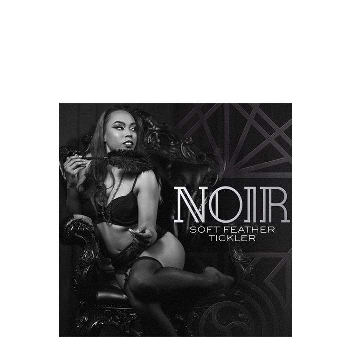 Перо-тіклер Noir Soft Feather Tickler, чорного кольору