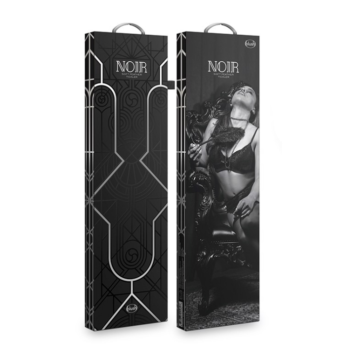 Перо-тіклер Noir Soft Feather Tickler, чорного кольору