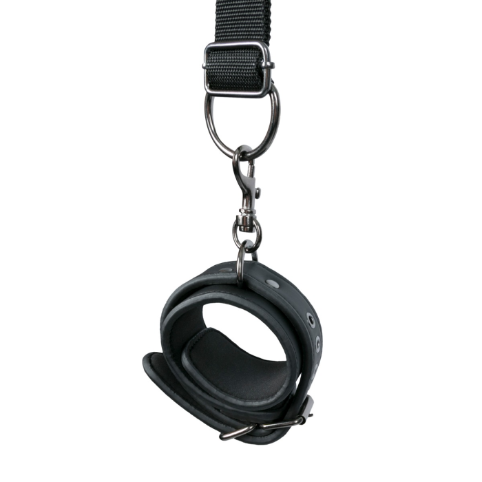 Набір для бондажу на ліжко з манжетами для рук та ніг Under Mattress Restraint Set, чорний