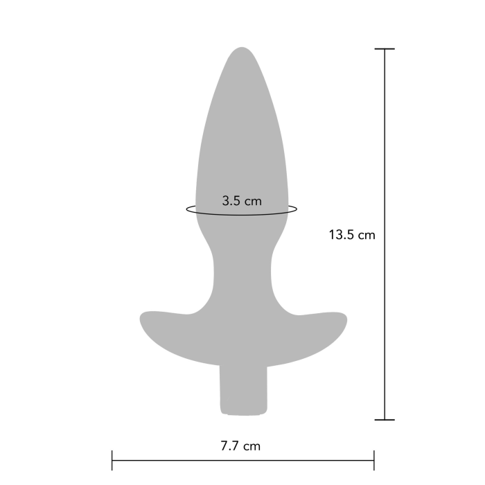 Анальна пробка з вібрацією Toy Joy Sparkle Buttplug з дистанційним керуванням, синій