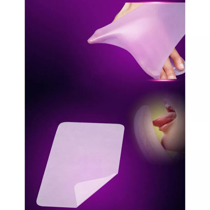 Серветка для орального сексу Strawberry Latex Dental Dams зі смаком полуниці, 1 шт.