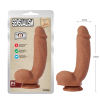 Фалоімітатор реалістичний з присоском Chisa T-Skin ReaL Sensualism, коричневий