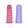 Насадки на палець ребристі DreamToys Favorites Lust Fingers кольорові