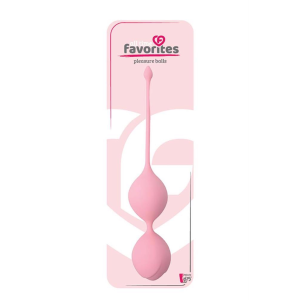 Вагінальні кульки DreamToys ALL TIME FAVORITES 90 гр. зі зміщеним центром тяжкості, рожеві