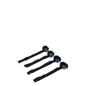 Набір БДСМ для ліжка WHIPSMART DIAMOND BED RESTRAIN KIT BLUE