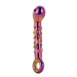 Dt21833 скляний фалоімітатор Dream Toys GLAMOUR GLASS RIBBED G-SPOT DILDO