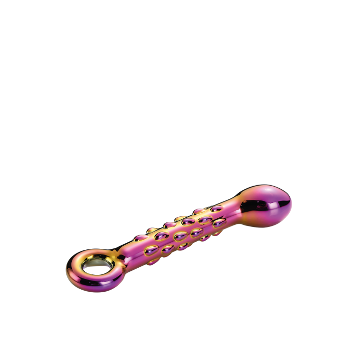 Dt21833 скляний фалоімітатор Dream Toys GLAMOUR GLASS RIBBED G-SPOT DILDO