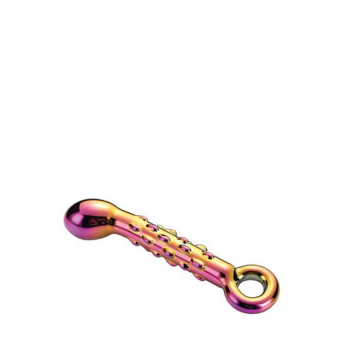 Dt21833 скляний фалоімітатор Dream Toys GLAMOUR GLASS RIBBED G-SPOT DILDO