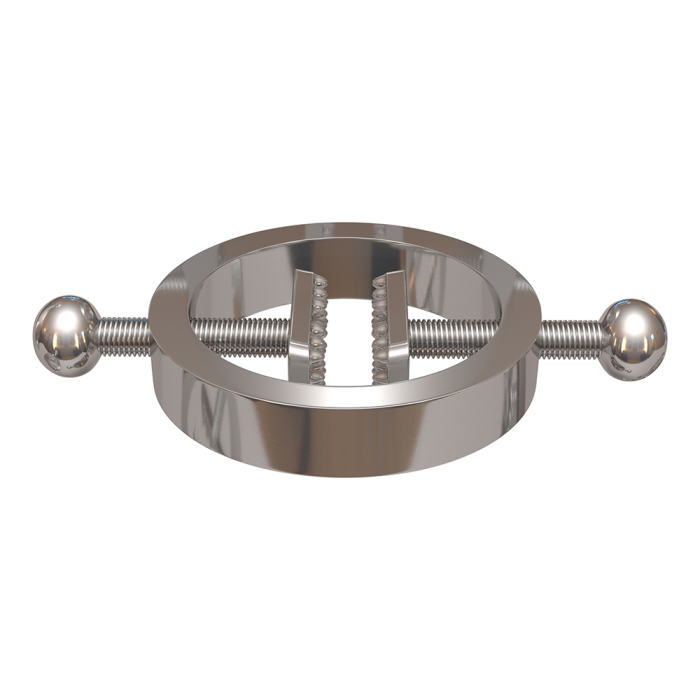 Затискачі для сосків Chisa Sins Inquisition Teeth Bite Nipple Clamps, сріблясті