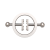 Затискачі для сосків Chisa Sins Inquisition Teeth Bite Nipple Clamps, сріблясті