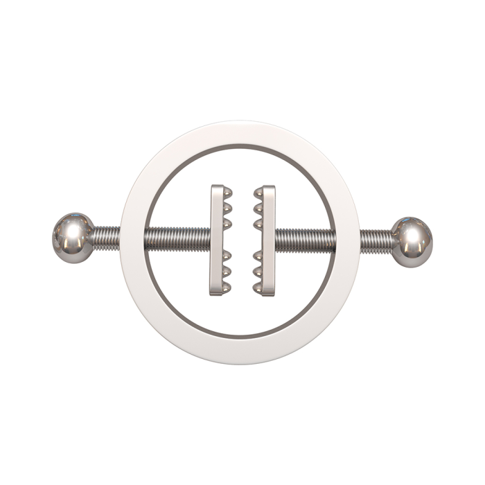 Затискачі для сосків Chisa Sins Inquisition Teeth Bite Nipple Clamps, сріблясті