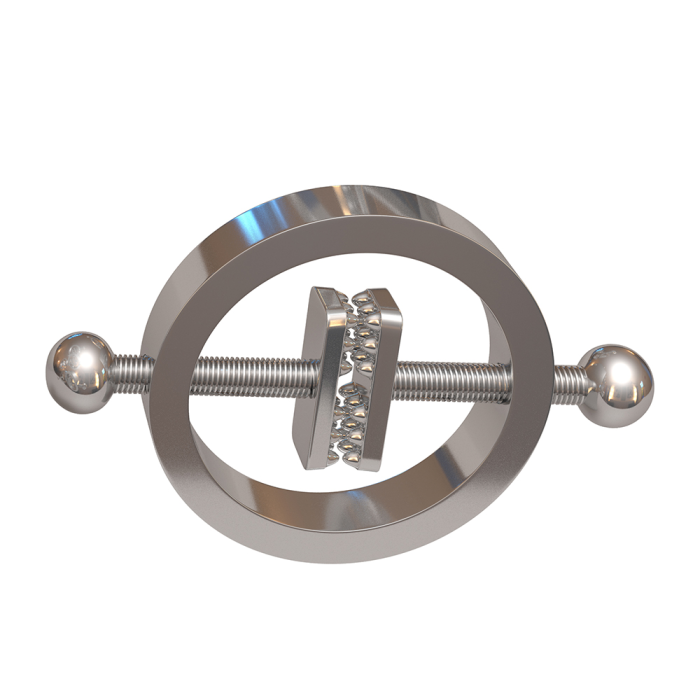 Затискачі для сосків Chisa Sins Inquisition Teeth Bite Nipple Clamps, сріблясті