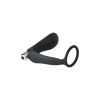 Анальна пробка з еррекційним кільцем FANTASSTIC VIBRATING ANAL PLUG WITH COCKRING BLACK
