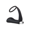 Анальна пробка з еррекційним кільцем FANTASSTIC VIBRATING ANAL PLUG WITH COCKRING BLACK