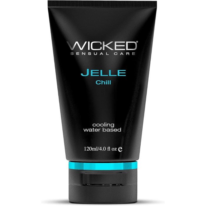 Анальний лубрикант з ефектом охолодження WICKED JELLE CHILL на водній основі, 120 мл