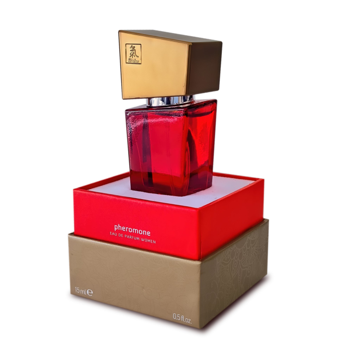 Духи з феромонами жіночі SHIATSU Pheromone Fragrance women red, 15 мл