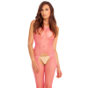 Комбінезон INDUSTRIAL NET SUSPENDER BODYSTOCKING PINK, OS