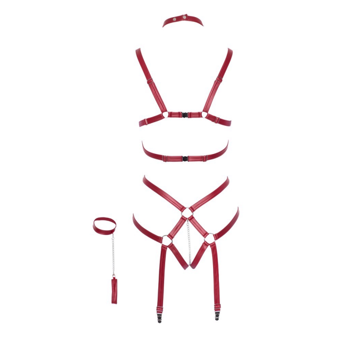 Портупея та наручники Bad Kitty Bondage Body L/XL