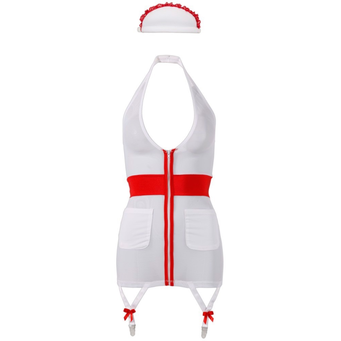 Сексуальний костюм медсестри Cottelli Collection Nurse 2 предмети, білий, S