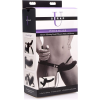 Подвійний страпон з вібро Power Pegger Double Strap-On, чорний